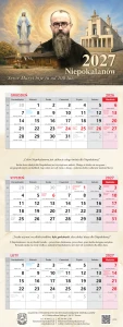 Kalendarz trójdzielny 2027 r. – św. Maksymilian, Bazylika i Kaplica