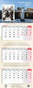 Kalendarz trójdzielny 2027 r. – Kaplica Św. Maksymiliana