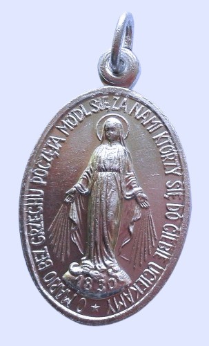 Cudowny Medalik – metalowy (49 mm)